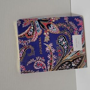 Vera Bradley  Large Leatherette Journal in Retired Paisley Romantic nwt